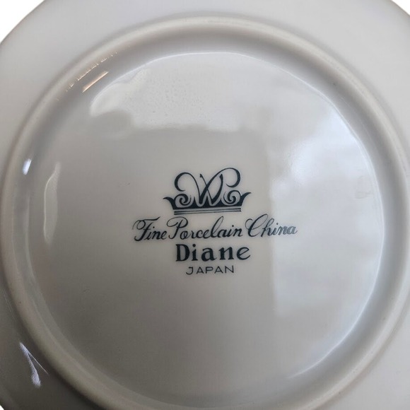 Set of 4 Vintage Wade Fine Porcelain China‎ Diane Bread Plates - Picture 8 of 8
